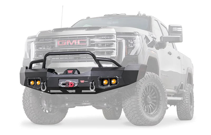 WARN Ascent Front Bumper | 2024 - 2026 GMC Sierra 2500HD | Winch Ready - Recon Recovery