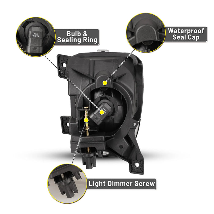 Winjet Fog Lights for 2013-2017 Ram 1500