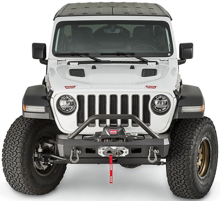 WARN Elite Front Bumper for 18 - 26 Jeep Wrangler JL & Gladiator JT – Heavy - Duty 12,000 lb Rated - Recon Recovery