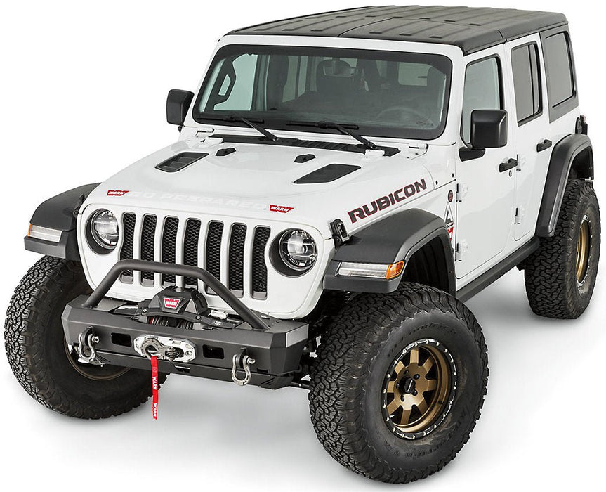 WARN Elite Front Bumper for 18 - 26 Jeep Wrangler JL & Gladiator JT – Heavy - Duty 12,000 lb Rated - Recon Recovery
