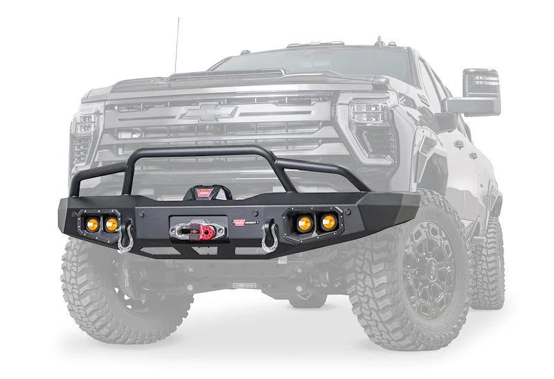 WARN Ascent Front Bumper | 2024 - 2026 Silverado 2500HD | Winch Ready - Recon Recovery