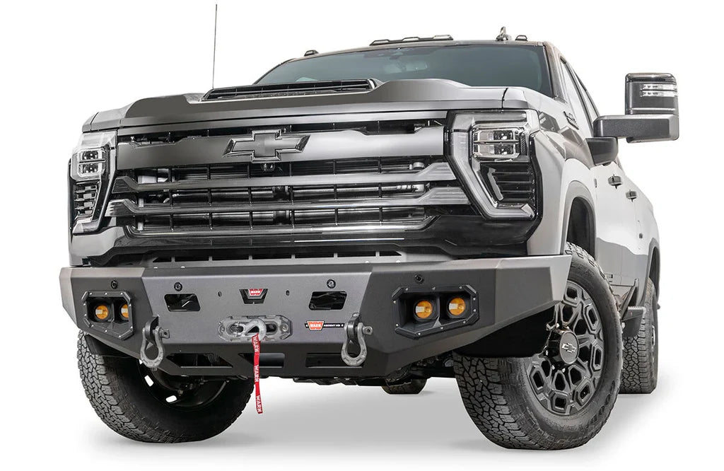 WARN Ascent Front Bumper | 2024 - 2026 Silverado 2500HD & 3500HD | Winch Ready - Recon Recovery