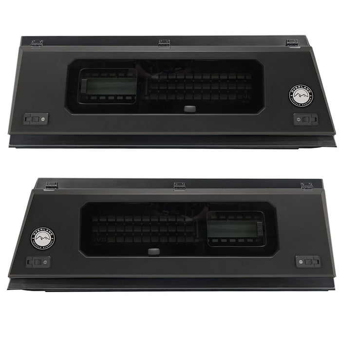 OVS Expedition Stainless Steel Truck Cap with Wing Doors For 2022 - 2026 Toyota Tundra 5.5ft Bed - Recon Recovery