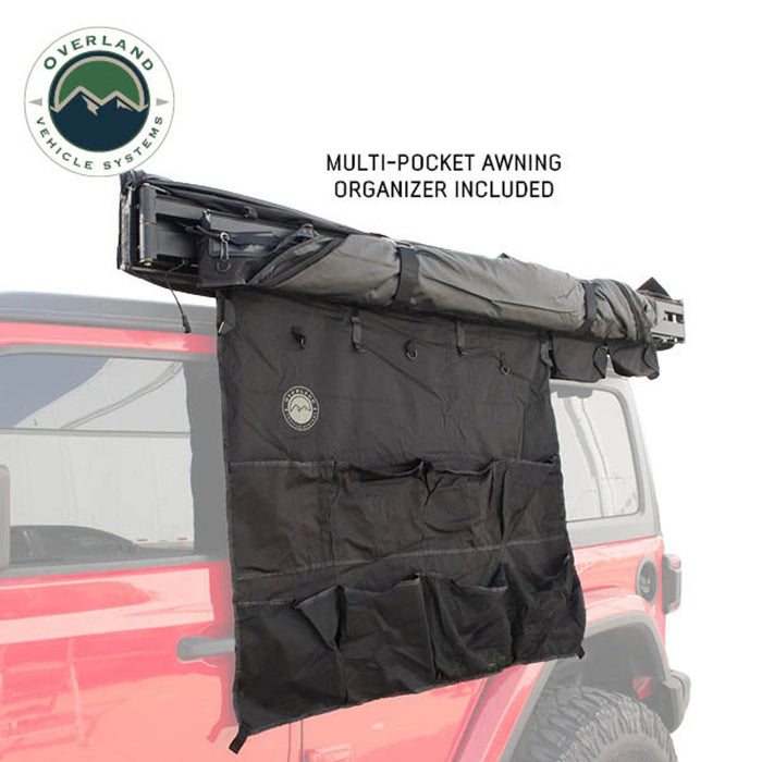 OVS Black XD Nomadic 180 Awning with HD Universal Brackets - Recon Recovery - Recon Recovery