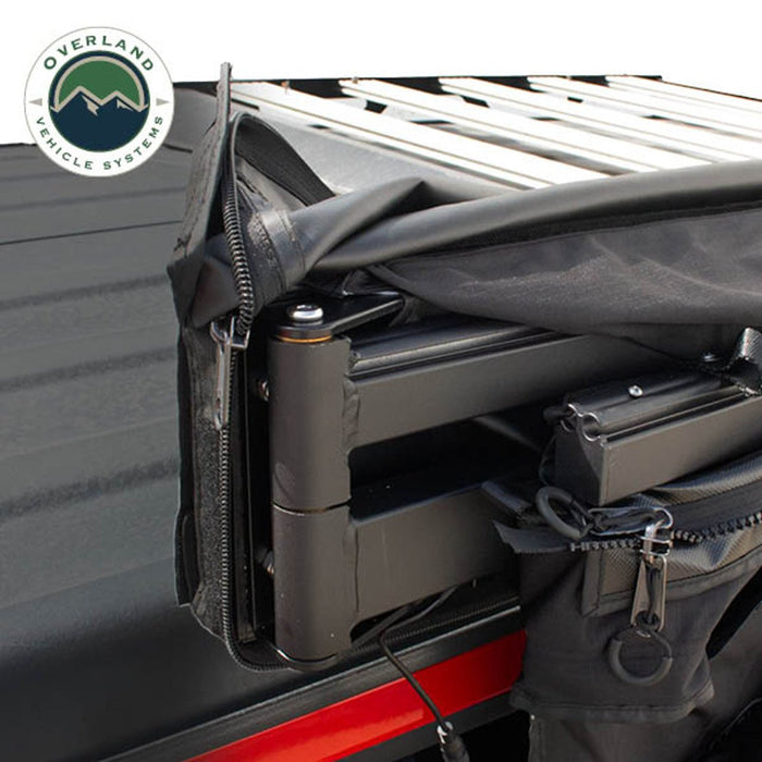 OVS Black XD Nomadic 180 Awning with HD Universal Brackets - Recon Recovery - Recon Recovery