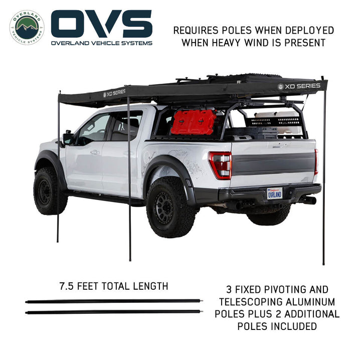 OVS XD Nomadic 180 LTE Awning – Compact 180° Overland Shade Shelter - Recon Recovery