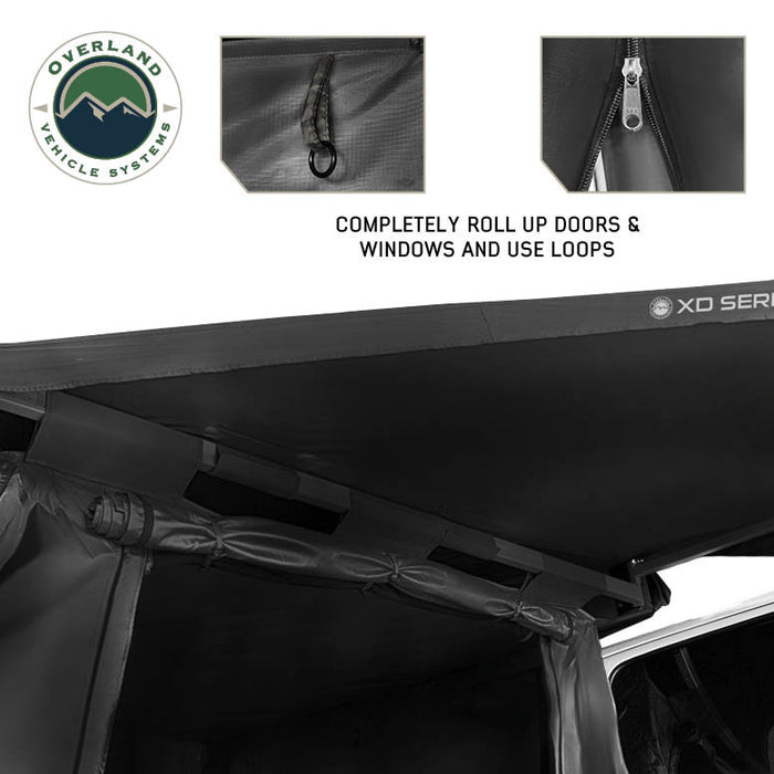 OVS XD Nomadic 270/180 Awning Annex Room Enclosure - Black - Recon Recovery