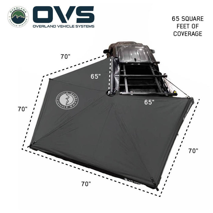 OVS XD Nomadic 270 LTE Awning – 270° Compact Overland Shade Shelter - Recon Recovery