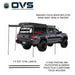 OVS XD Nomadic 270 LTE Awning – 270° Compact Overland Shade Shelter - Recon Recovery