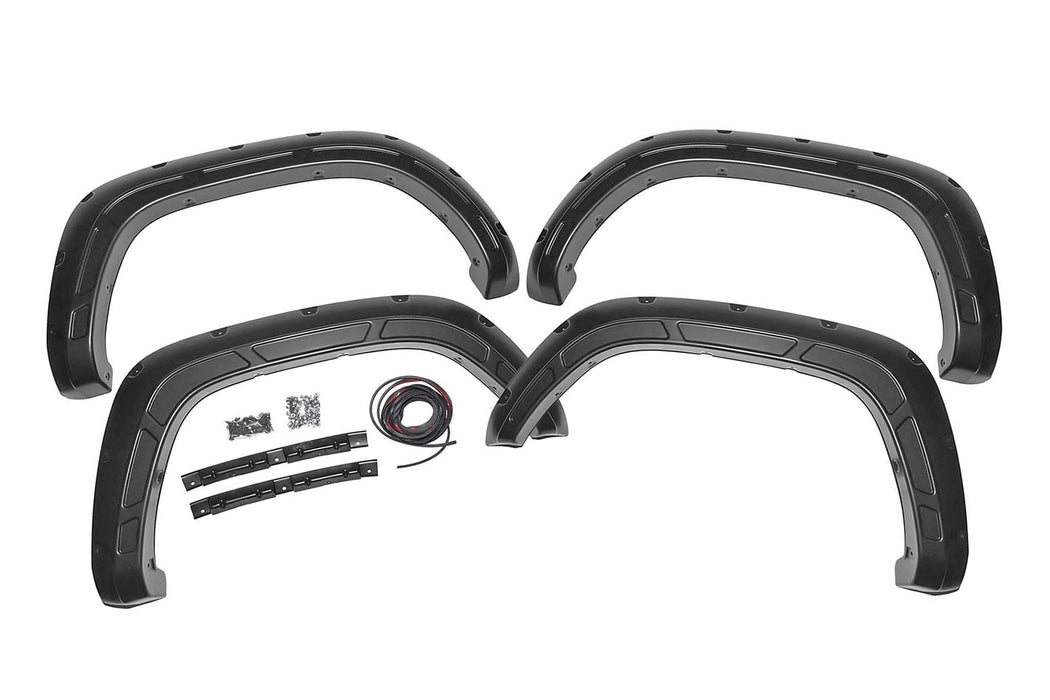 Rough Country Defender Fender Flares for 2016 - 2023 Toyota Tacoma - Recon Recovery