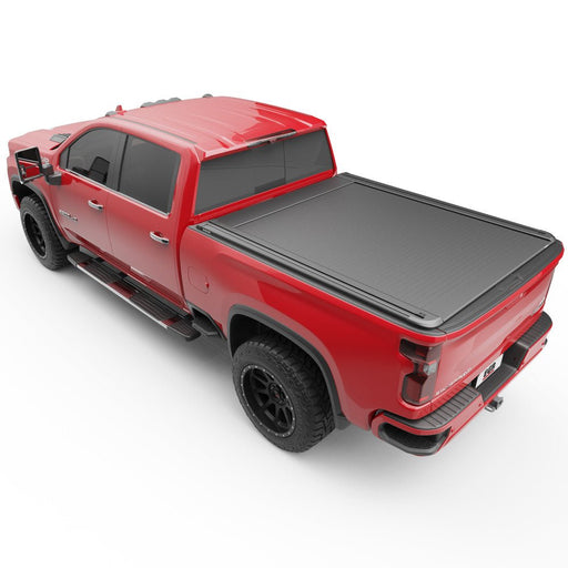 EGR RollTrac Electric Retractable T - Slot Tonneau Cover for 2020 - 2024 GM Silverado Sierra 2500 3500 (6.9') - Recon Recovery - Recon Recovery