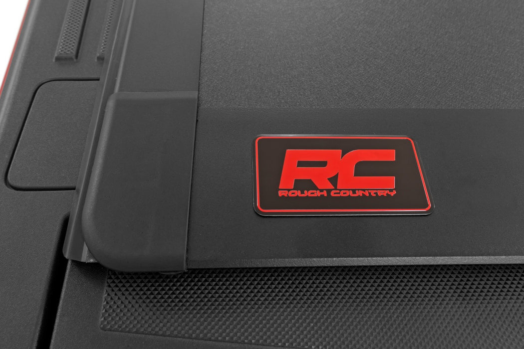 Rough Country Low Profile Tri Fold Aluminum Tonneau Cover for 1999 - 2016 Ford F250 F350 (6' 10" Bed) - Recon Recovery