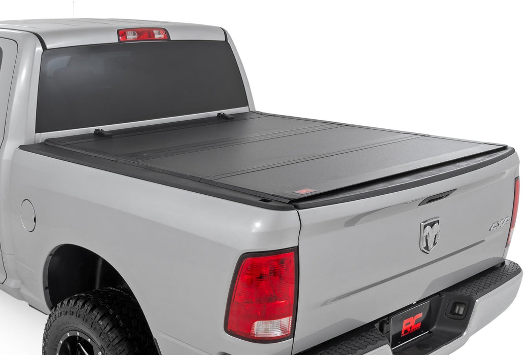 Rough Country Tri Fold Aluminum Tonneau Cover for 09-24 Ram 2500 (6' 4" Bed)