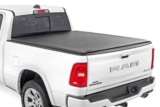 Rough Country Soft Roll Up Bed Cover for 2021 - 2024 Ram 1500 & 1500 TRX - Recon Recovery