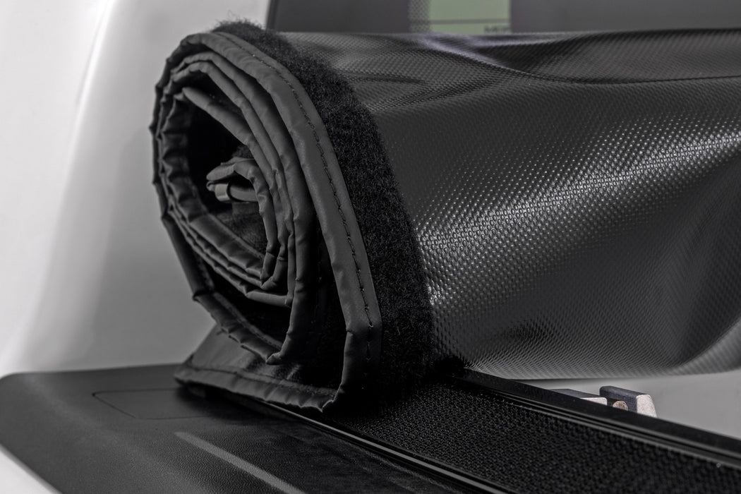 Rough Country Soft Roll Up Bed Cover for 2021 - 2024 Ram 1500 & 1500 TRX - Recon Recovery
