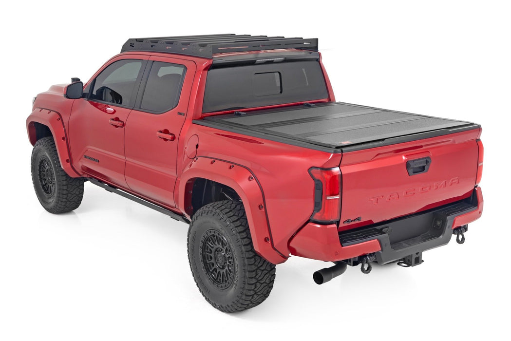 Rough Country Hard Tri Fold Aluminum Tonneau Cover for 2024-2025 Toyota Tacoma 5' - Recon Recovery