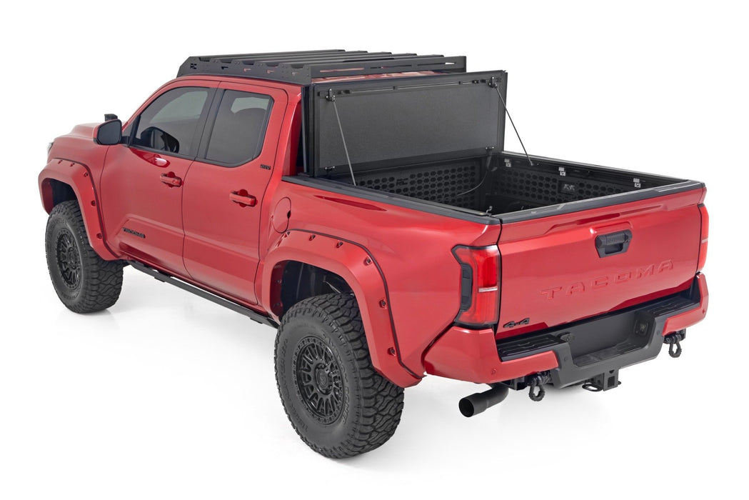 Rough Country Hard Tri Fold Aluminum Tonneau Cover for 2024-2025 Toyota Tacoma 5' - Recon Recovery