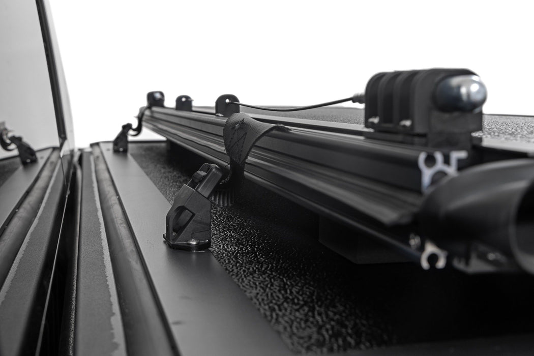 Rough Country Tri Fold Aluminum Tonneau Cover for 2016 - 2023 Toyota Tacoma (5' Bed) - Recon Recovery
