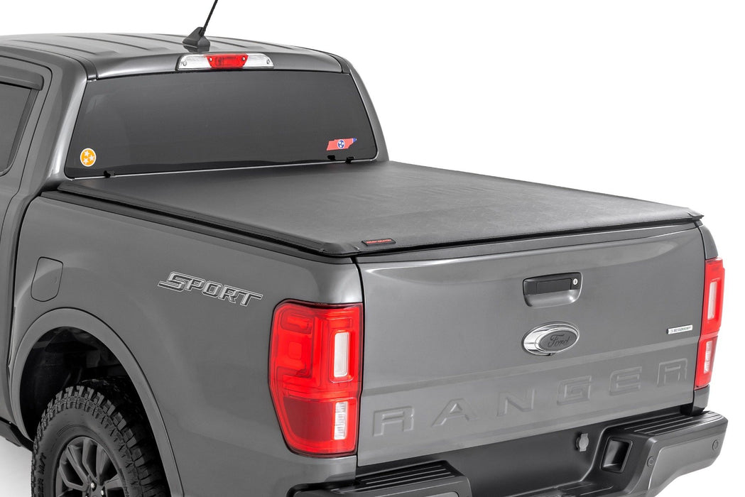 Rough Country Soft Roll up Tonneau Cover for 2019-2024 Ford Ranger (5' Bed) - Recon Recovery