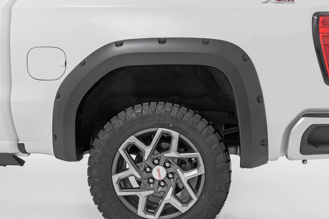 Rough Country Pocket Fender Flares for 2019 - 2026 GMC Sierra 1500 - Recon Recovery