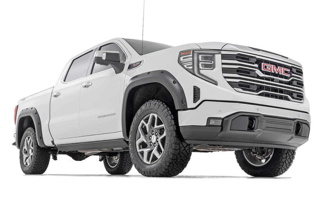 Rough Country Pocket Fender Flares for 2019 - 2026 GMC Sierra 1500 - Recon Recovery