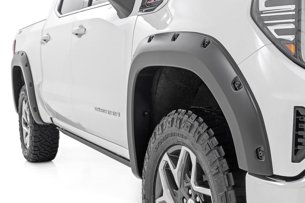 Rough Country Pocket Fender Flares for 2019 - 2026 GMC Sierra 1500 - Recon Recovery