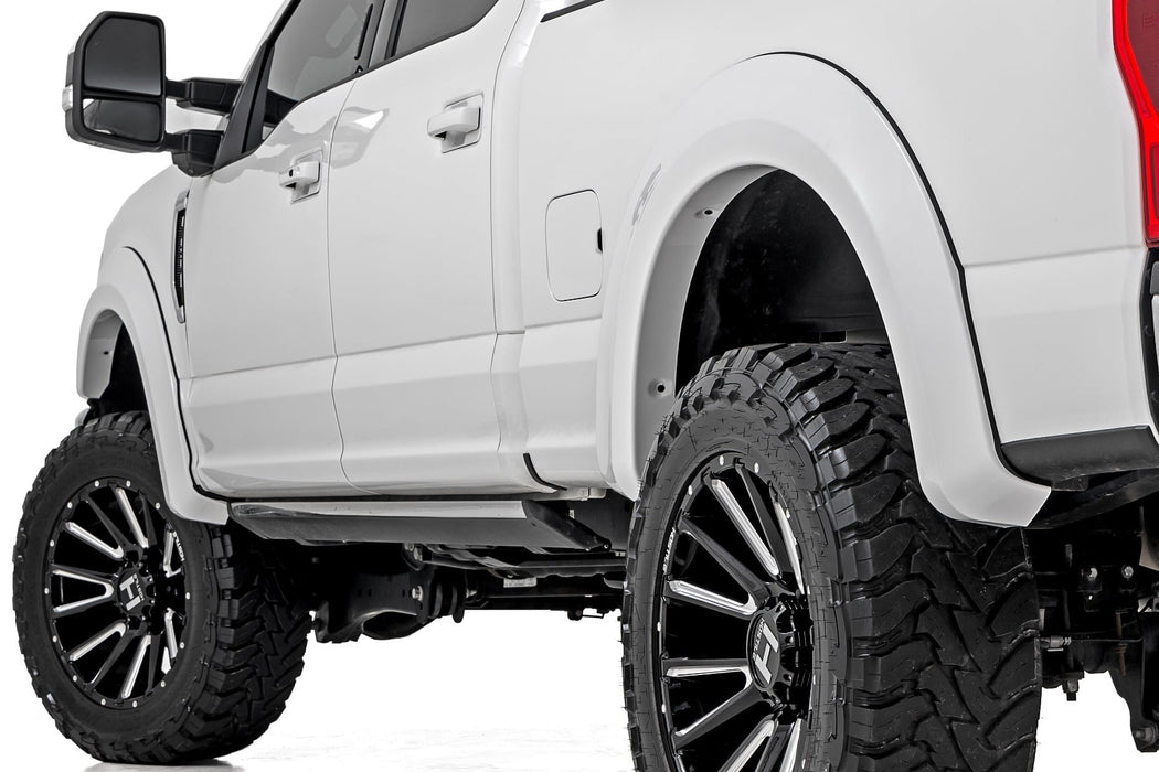 Rough Country Sport Fender Flares for 2017 - 2022 Ford F - 250 & F - 350 - Recon Recovery