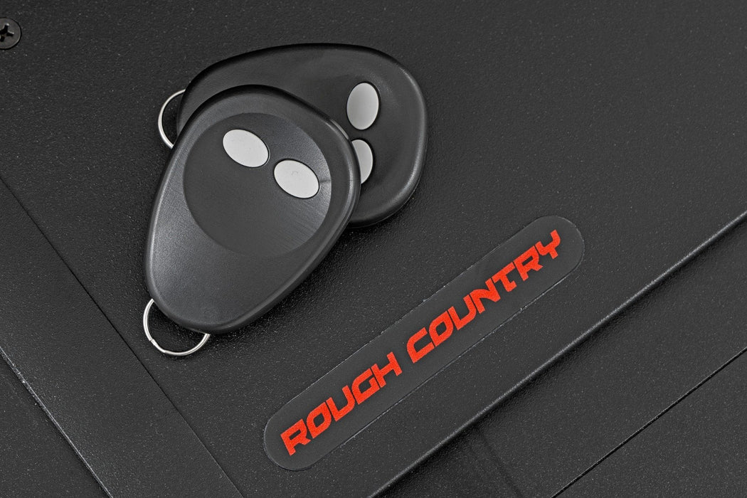 Rough Country Powered Electric Retractable Tonneau Cover for 2021-2024 Ram TRX - 5' 7" Bed