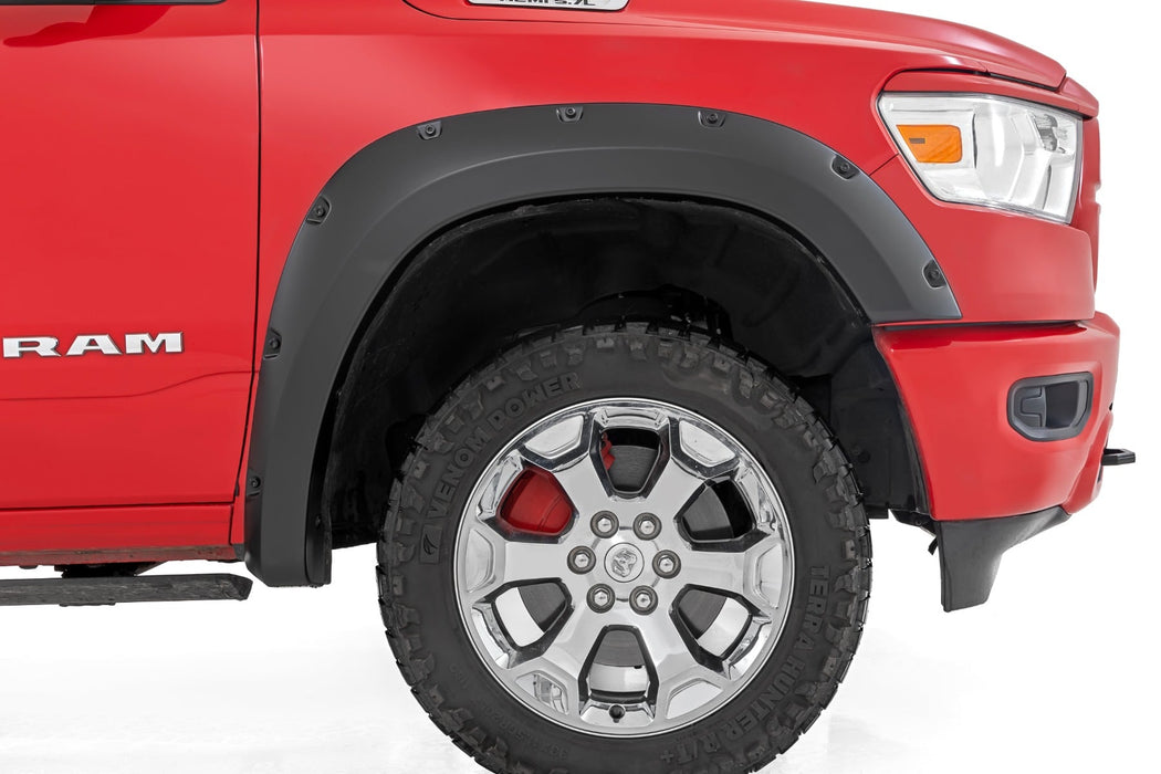 Rough Country Pocket Fender Flares for 2019 - 2024 Ram 1500 - Recon Recovery