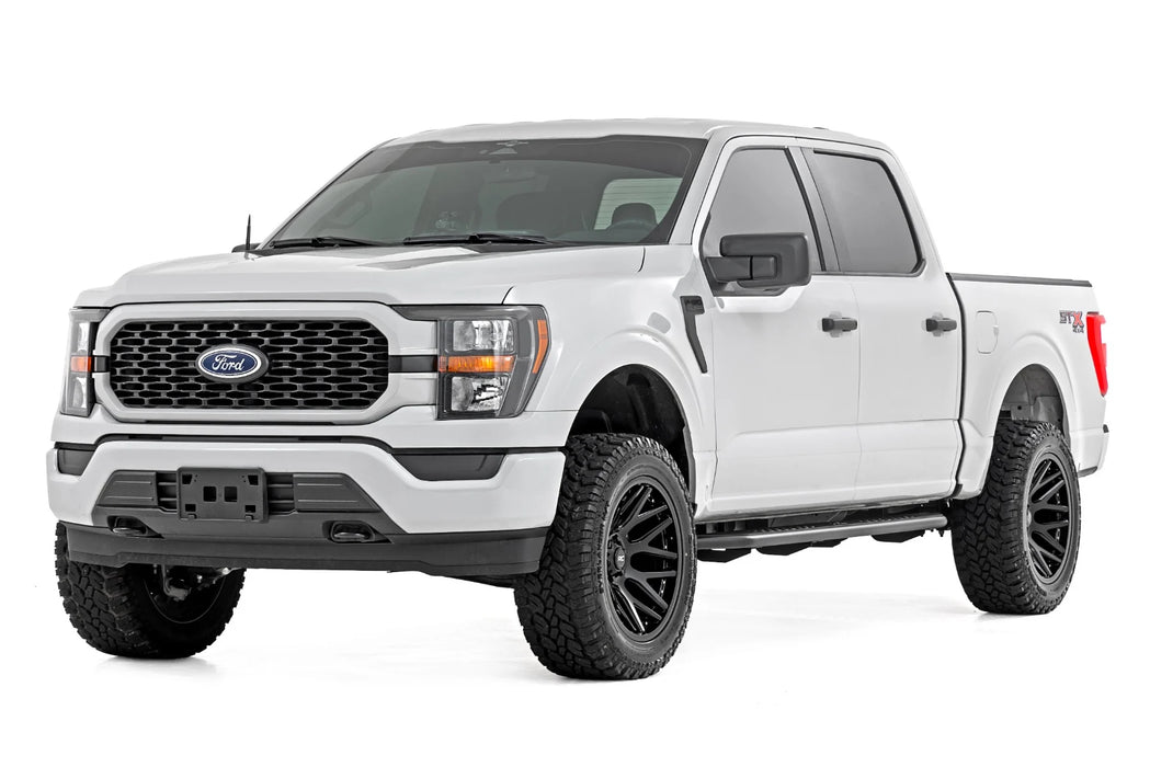 Rough Country Bolt on OV2 Running Boards for 2015-2025 Ford F150 - Recon Recovery