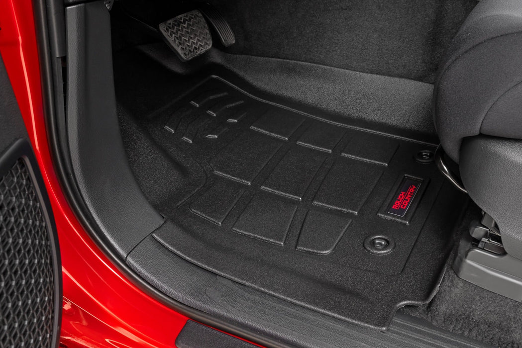 Rough Country Sure - Fit Floor Mats for 2024 - 2026 Toyota Tacoma - Recon Recovery