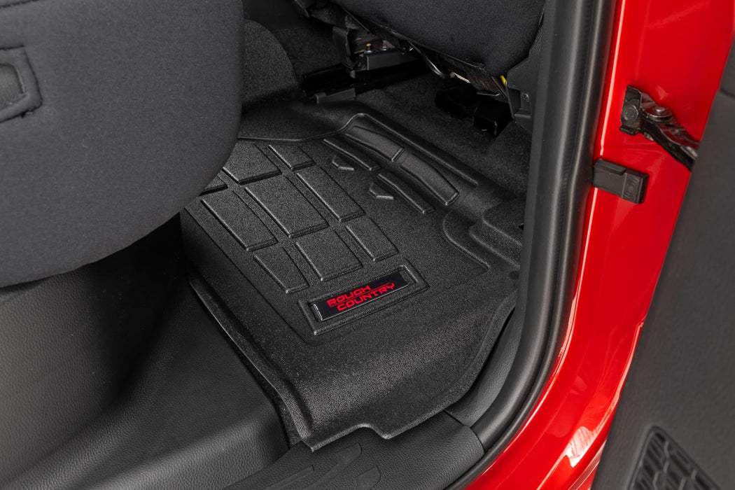 Rough Country Sure - Fit Floor Mats for 2024 - 2026 Toyota Tacoma - Recon Recovery