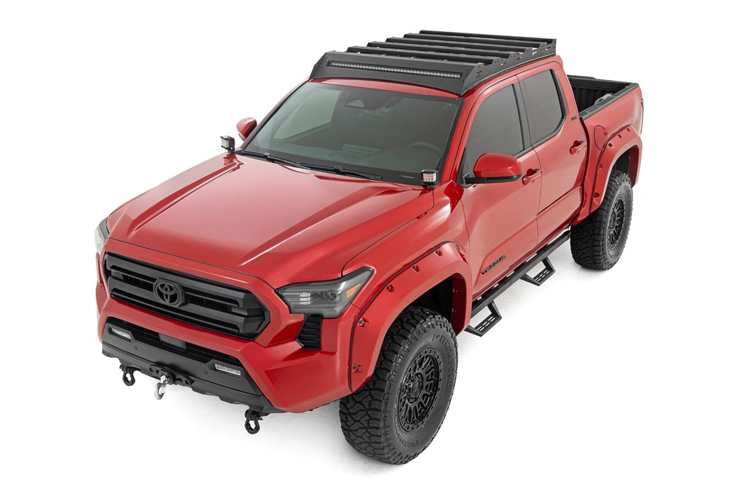 Rough Country No Drilling Low Profile LED Roof Rack for 2024 Toyota Tacoma - Recon Recovery