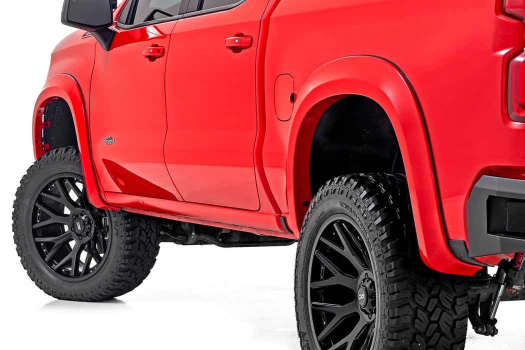 Rough Country Sport Fender Flares for 2019 - 2026 Chevy Silverado 1500 - Recon Recovery