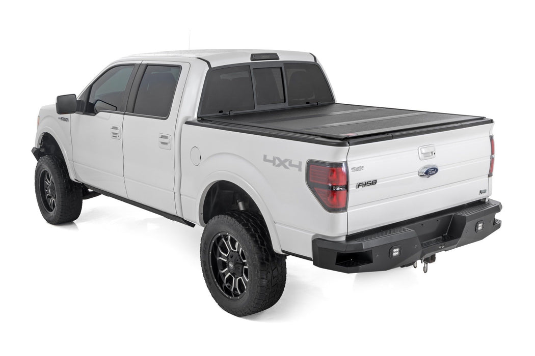 Rough Country Aluminum Hard Low Profile Tonneau Cover for 2004-2014 Ford F150 - Recon Recovery