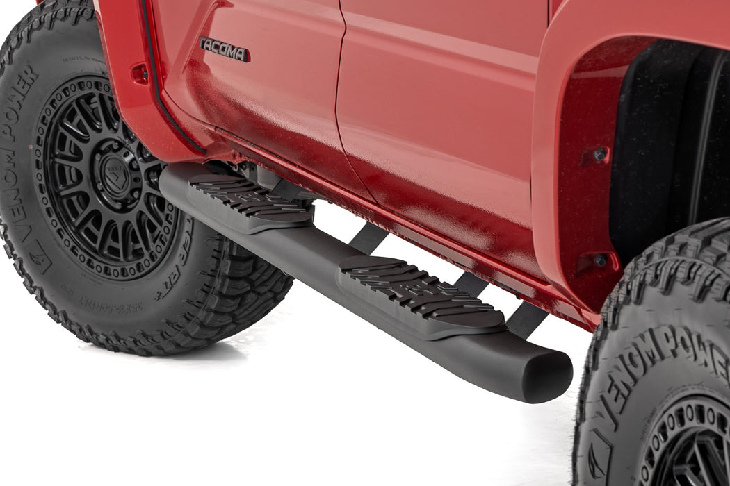 Rough Country Oval Nerf Steps for 2024-2025 Toyota Tacoma Double Cab- Recon Recovery