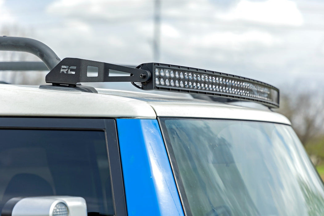 Rough Country 50 - Inch Curved Dual Row CREE LED Light Bar | 23,040 Lumens - Recon Recovery