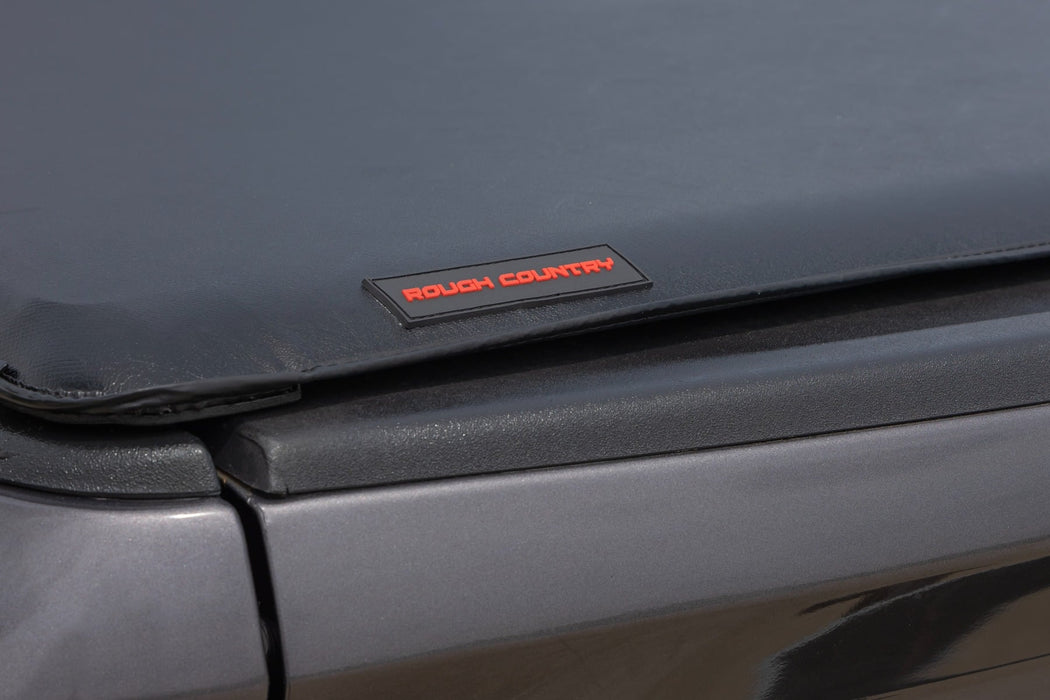 Rough Country Soft Roll Up Bed Cover for 2011 - 2026 Ram 1500 & 2500 - Recon Recovery
