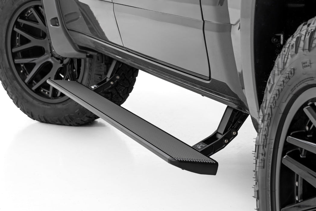 Rough Country Power Running Boards for 2021 - 2024 Ram 1500 & 1500 TRX - Recon Recovery