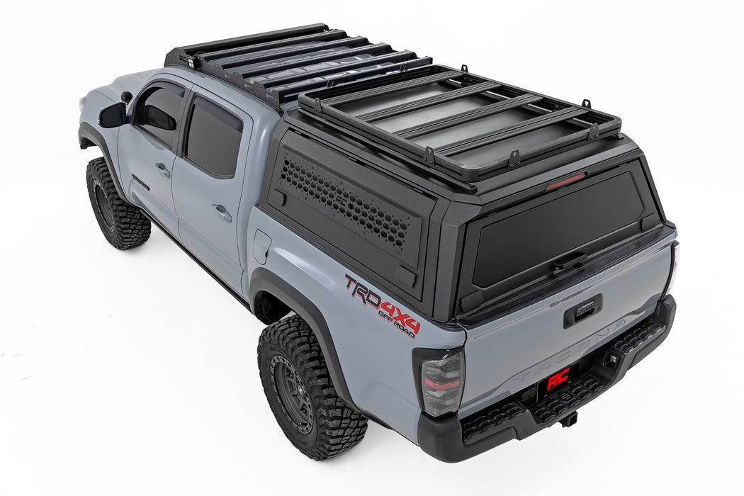 Rough Country Bed Cap Flat Roof Rack for 2016-2023 Toyota Tacoma