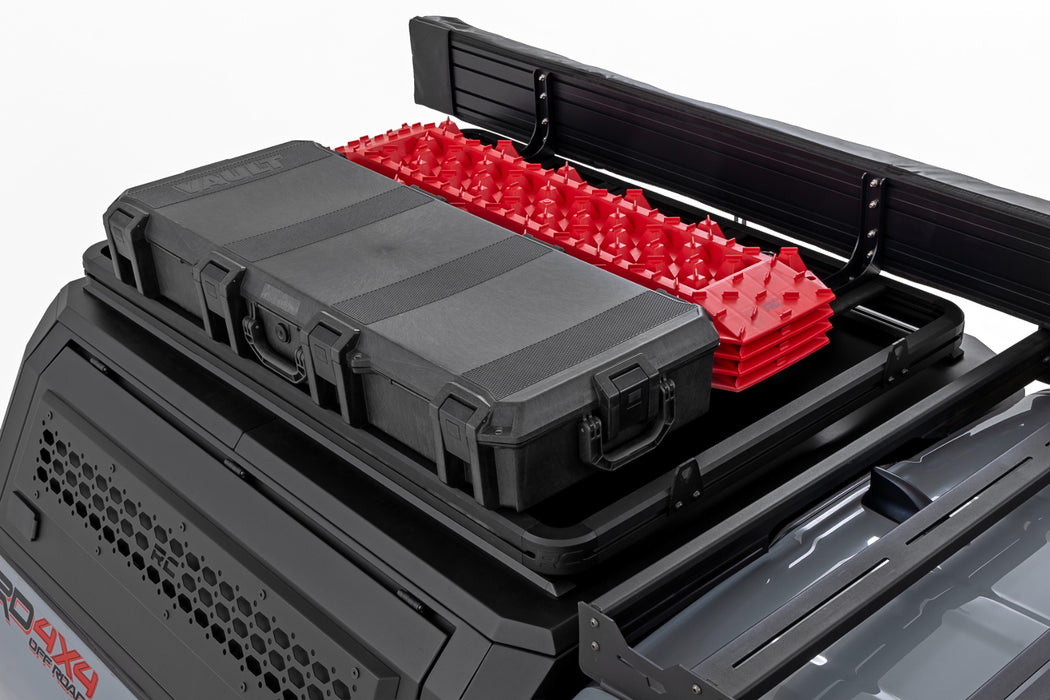 Rough Country Bed Cap Flat Roof Rack for 2016-2023 Toyota Tacoma