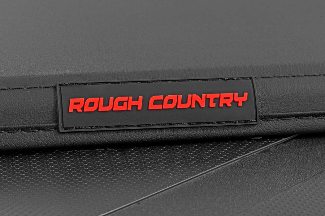 Rough Country Soft Tri - Fold Bed Cover for 2022 - 2026 Toyota Tundra - Recon Recovery