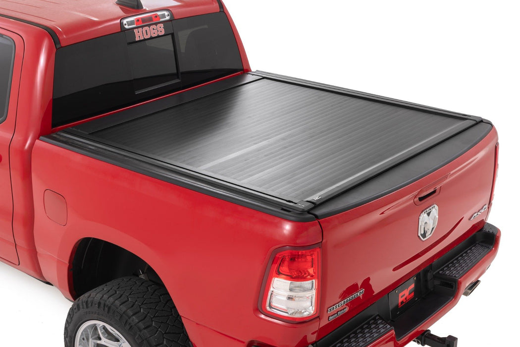 Rough Country Powered Electric Retractable Tonneau Cover for 2019 - 2026 Ram 1500 - 5' 7" Bed - Recon Recovery