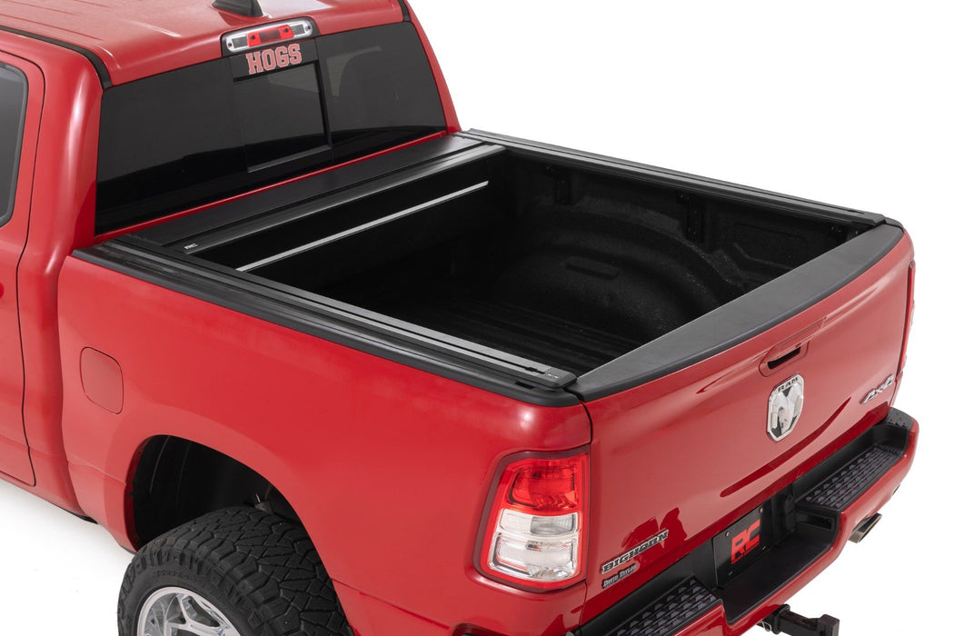 Rough Country Powered Electric Retractable Tonneau Cover for 2019 - 2026 Ram 1500 - 5' 7" Bed - Recon Recovery