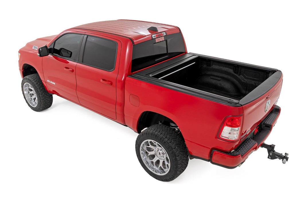 Rough Country Powered Electric Retractable Tonneau Cover for 2019 - 2026 Ram 1500 - 5' 7" Bed - Recon Recovery