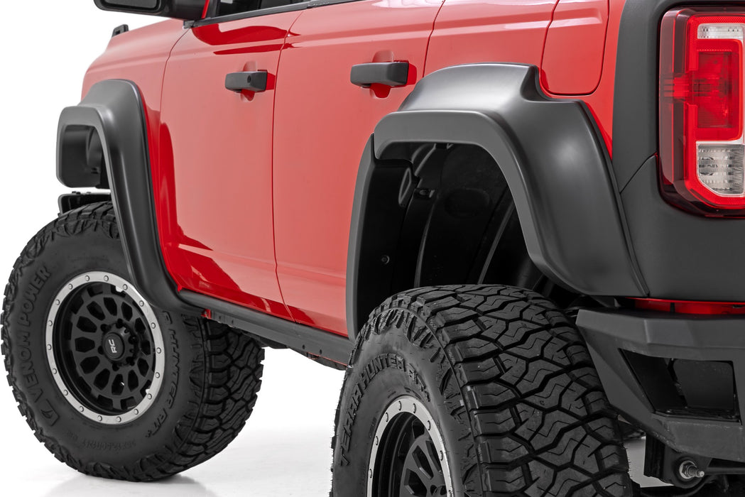 Rough Country Fender Flares for 2021 - 2026 Ford Bronco - Recon Recovery