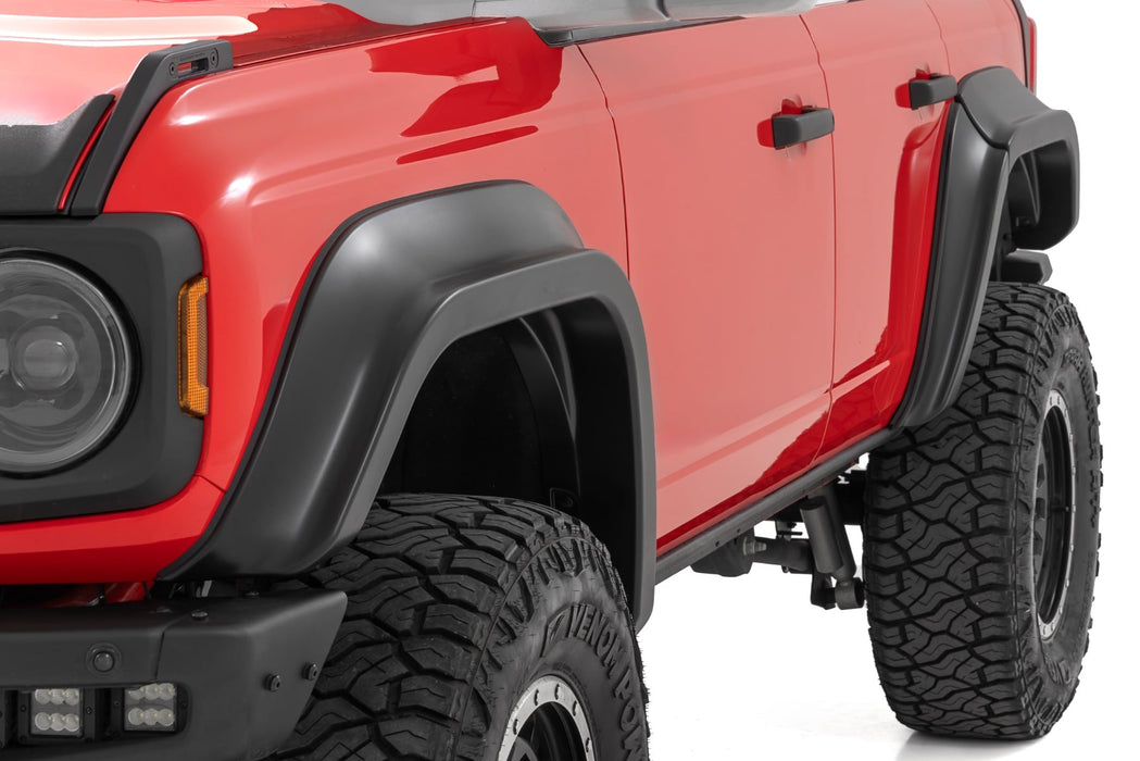 Rough Country Fender Flares for 2021 - 2026 Ford Bronco - Recon Recovery