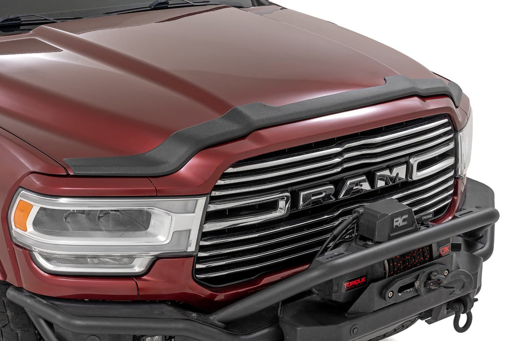 Rough Country No Drill Hood Protector for 2019 - 2026 Ram 2500 & 3500 - Recon Recovery