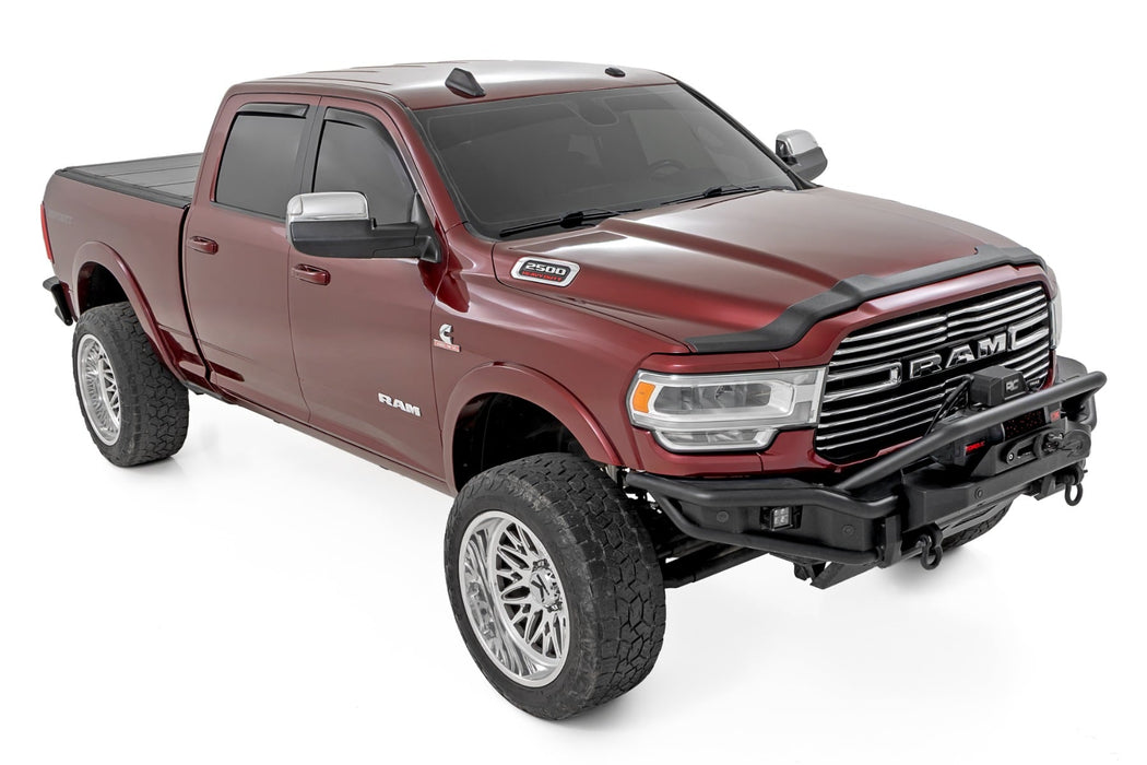 Rough Country No Drill Hood Protector for 2019 - 2026 Ram 2500 & 3500 - Recon Recovery