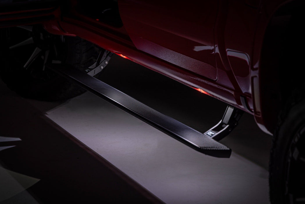 RC Power Retractable Running Boards for 2019 - 2026 GMC Silverado Sierra 1500 2500 3500 - Recon Recovery
